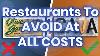 10 Restaurants To Avoid At All Costs And Few That Are Safe