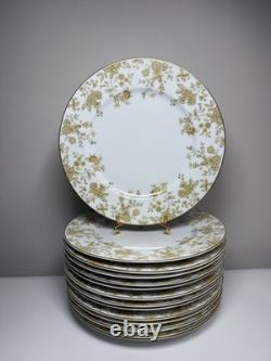 100 Pc Set Of Vintage Sango Persian Wood 3800 Japan China Dinnerware Gold Floral