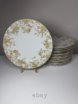 100 Pc Set Of Vintage Sango Persian Wood 3800 Japan China Dinnerware Gold Floral