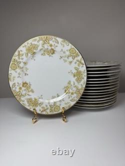 100 Pc Set Of Vintage Sango Persian Wood 3800 Japan China Dinnerware Gold Floral