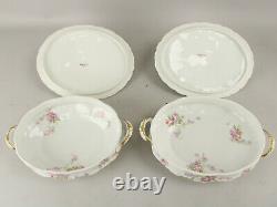 106 Pc Antique Theodore Haviland Limoges France Dinnerware China Set 12 Settings