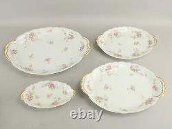 106 Pc Antique Theodore Haviland Limoges France Dinnerware China Set 12 Settings