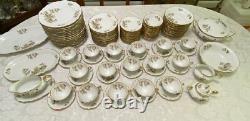 118 pcs Alhambra Bavaria Dinnerware Service for 16 by Margarete Brown/Pink Roses