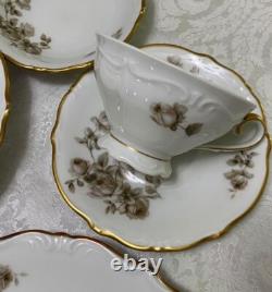 118 pcs Alhambra Bavaria Dinnerware Service for 16 by Margarete Brown/Pink Roses