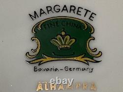 118 pcs Alhambra Bavaria Dinnerware Service for 16 by Margarete Brown/Pink Roses