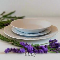 12 Limoges Porcelain Plates/Bowls. French Country Style. Mismatched Dinnerware