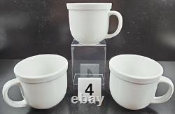 12 Pc Culinary Arts Cafeware Plate Bowl Mug Set White Restaurant Styled Dish Lot