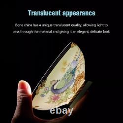 12-Piece Bone China Dinnerware Set with Vintage Floral Tea Stand