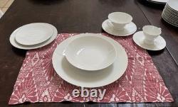 120 Pc Rosenthal Raymond Loewy Mid Century China Set. Pure White