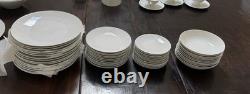 120 Pc Rosenthal Raymond Loewy Mid Century China Set. Pure White