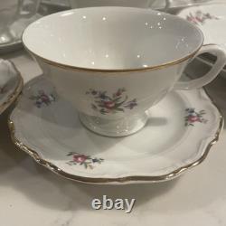 13-Piece Set Walbrzach Floral China