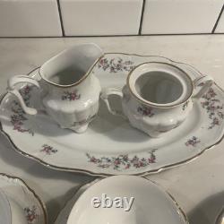 13-Piece Set Walbrzach Floral China