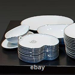 136-Piece Dinnerware Set (12-Place Settings, incl. Spares) Noritake Bessie 5788