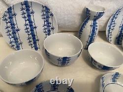 16 Pc Asian Dinner/Sushi/Rice/Soup/Sides Dinnerware