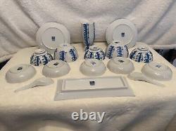 16 Pc Asian Dinner/Sushi/Rice/Soup/Sides Dinnerware