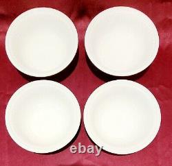 16 Pc Set WEDGWOOD EDME Service for 4 Ivory Dinner Plates BOWLS Saucers Cups