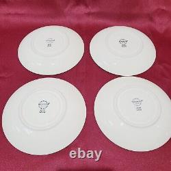 16 Pc Set WEDGWOOD EDME Service for 4 Ivory Dinner Plates BOWLS Saucers Cups