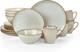 16-Piece Ocean Dinnerware Set for 4 White Plates, Bowls & Mugs