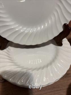 16-Piece Sheffield Bone White Dinnerware Set Service for 4, Vintage Ironstone