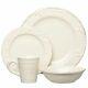 16 Piece Sorrento Dinnerware Set in Ivory by Signature Housewares