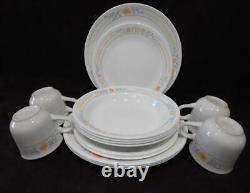 16-pc Corelle APRICOT GROVE DINNERWARE SET with Dinner Lunch Plates Bowls Cups