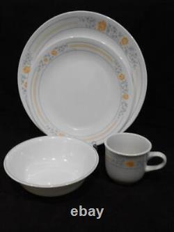 16-pc Corelle APRICOT GROVE DINNERWARE SET with Dinner Lunch Plates Bowls Cups