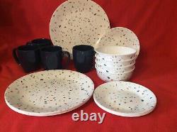 16-pc Dinnerware Corelle Signature Terrazzo Service 4 4 pc place setting