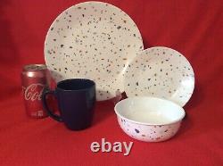 16-pc Dinnerware Corelle Signature Terrazzo Service 4 4 pc place setting