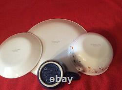 16-pc Dinnerware Corelle Signature Terrazzo Service 4 4 pc place setting