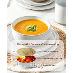 18-Piece Dinnerware Set 6 Bohemian Design Microwave Safe Scratch Resistant New