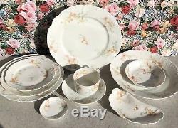 1888-1896 Haviland Limoge china 10 Coupe bowls St Lazare Excd dinnerware