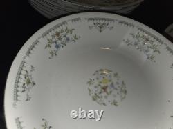 19 Pcs vintage Juliet pattern dinnerware set from the Cotillion Collection by
