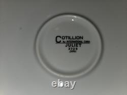 19 Pcs vintage Juliet pattern dinnerware set from the Cotillion Collection by