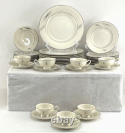 1960's MID CENTURY ATOMIC Syracuse China POLARIS Place Settings 37 Piece Set