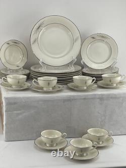 1960's MID CENTURY ATOMIC Syracuse China POLARIS Place Settings 37 Piece Set