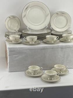 1960's MID CENTURY ATOMIC Syracuse China POLARIS Place Settings 37 Piece Set