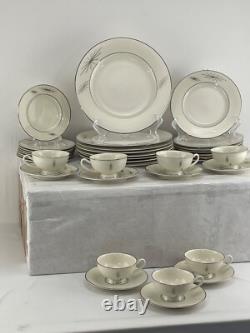 1960's MID CENTURY ATOMIC Syracuse China POLARIS Place Settings 37 Piece Set