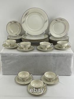 1960's MID CENTURY ATOMIC Syracuse China POLARIS Place Settings 37 Piece Set