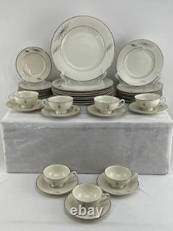 1960's MID CENTURY ATOMIC Syracuse China POLARIS Place Settings 37 Piece Set