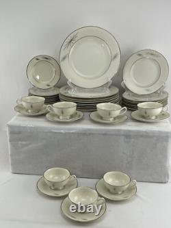 1960's MID CENTURY ATOMIC Syracuse China POLARIS Place Settings 37 Piece Set