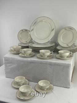 1960's MID CENTURY ATOMIC Syracuse China POLARIS Place Settings 37 Piece Set