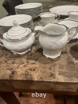 1960s Walbrzych Dinnerware 46 Pieces