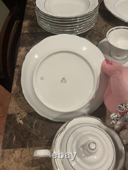 1960s Walbrzych Dinnerware 46 Pieces
