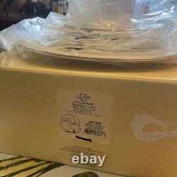 (2) New Open Box Lenox Venetian Lace Dinnerware 5-Piece Place Setting (10)