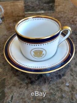 2 Pieces Presidential Air Force One White House Ronald Reagan Cup and Saucer