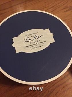 2 Sets (8 plates) WILLIAMS SONOMA LA MER Marc Lacaze DINNER FISH PLATES NIB