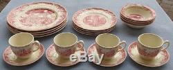 20 Pc Set for 4 Johnson Brothers Twas the Night Before Christmas Dinnerware New