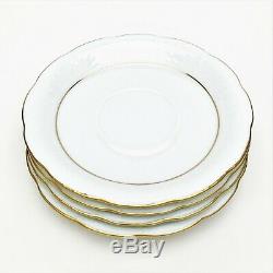 21 Piece Herend Porcelain'Golden Edge' Dinnerware Set
