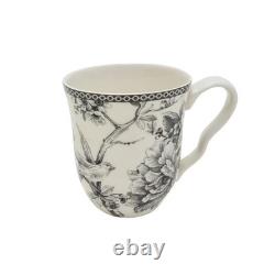 222 Fifth Adelaide 16-Piece Casual Grey Porcelain Dinnerware Set Service