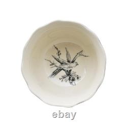 222 Fifth Adelaide 16-Piece Casual Grey Porcelain Dinnerware Set Service